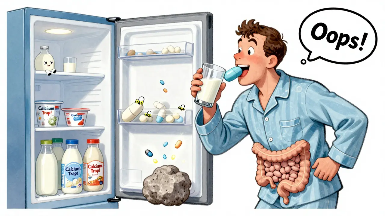 Dairy Products and Antibiotic Absorption: Timing Matters