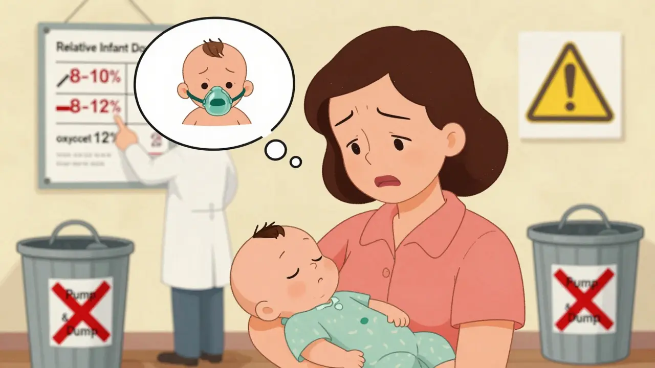 A mother notices her baby is overly sleepy after medication, with a doctor explaining safe opioid options.