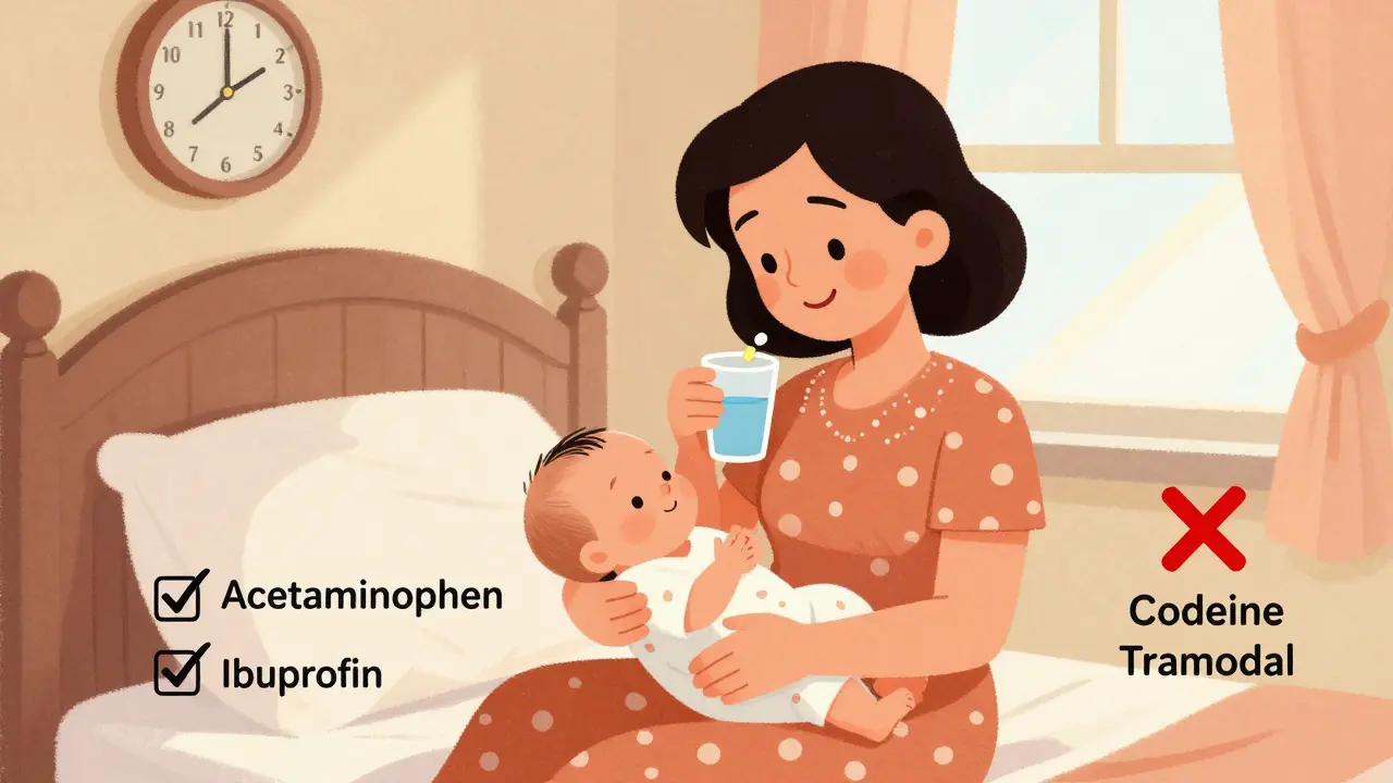 How to Manage Postpartum Pain Medications While Breastfeeding Safely