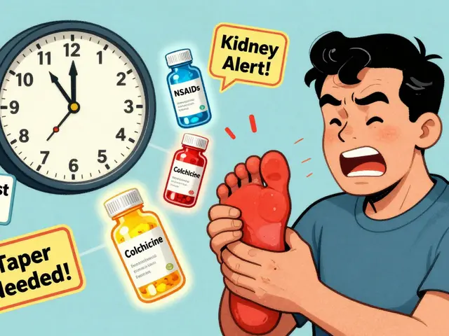 Gout Flares: Colchicine, NSAIDs, and Steroids Compared