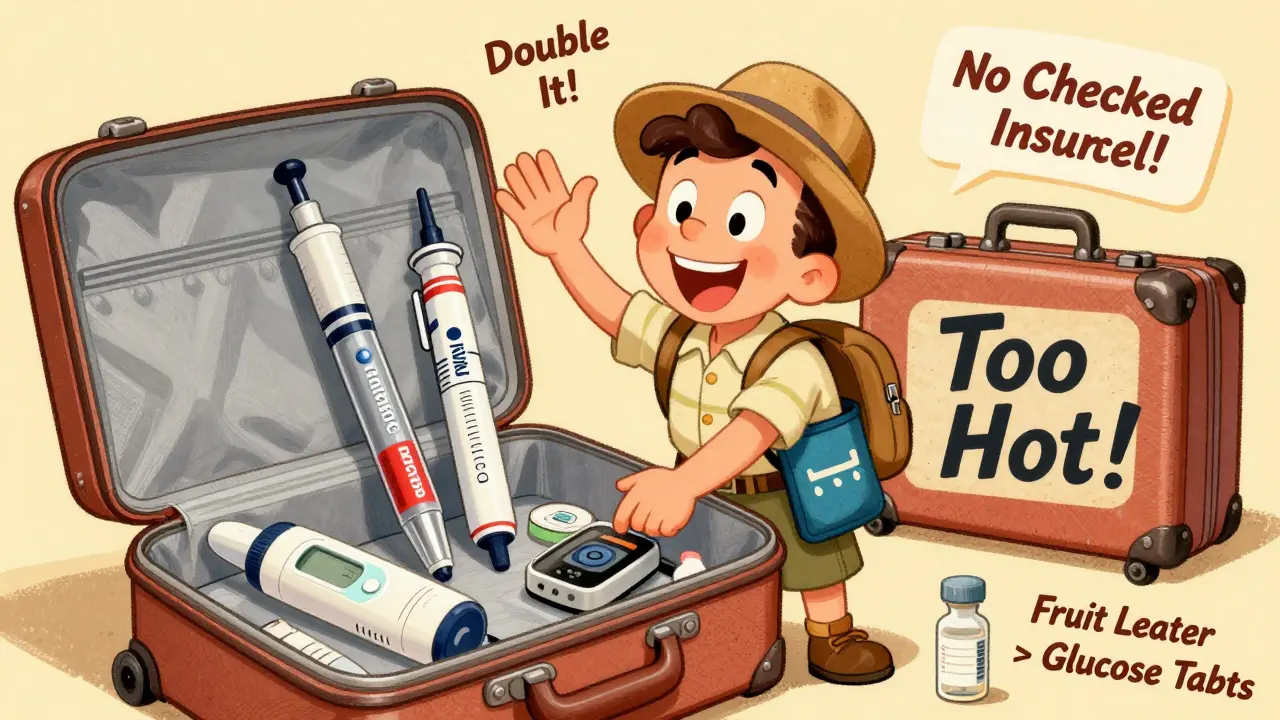 Traveling With Diabetes: Packing Insulin, CGM Sensors, and Essential Supplies