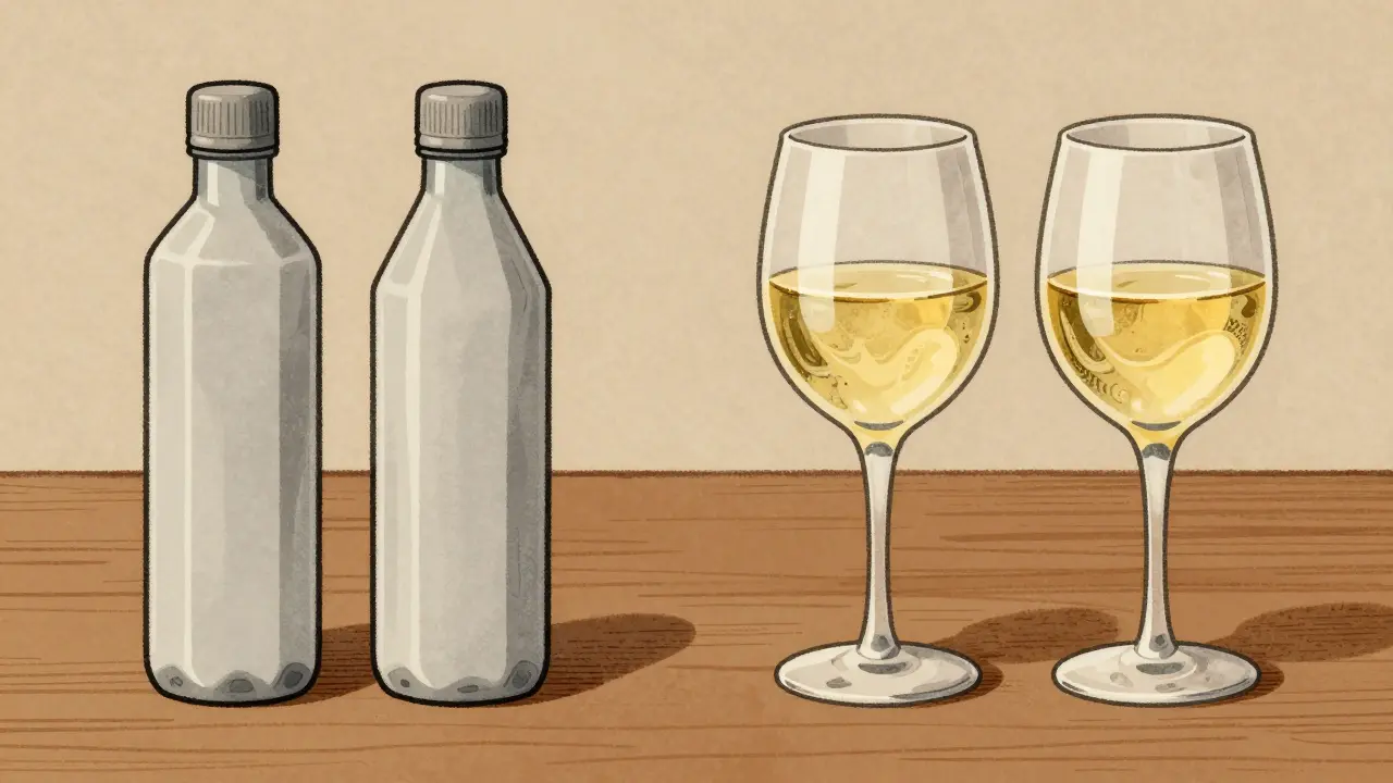 Wine vs water analogy for biosimilars in vintage art